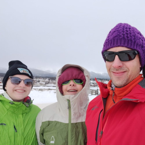 Greg Kids Snow Tubing